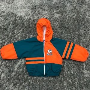 MIAMI DOLPHINS BABY JACKET 18 MONTHS